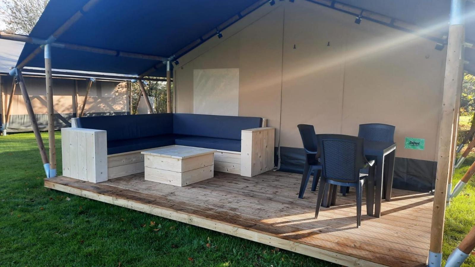 Camping Alkenhaer Appelscha Trekkerstent Safaritent Εξωτερικό φωτογραφία