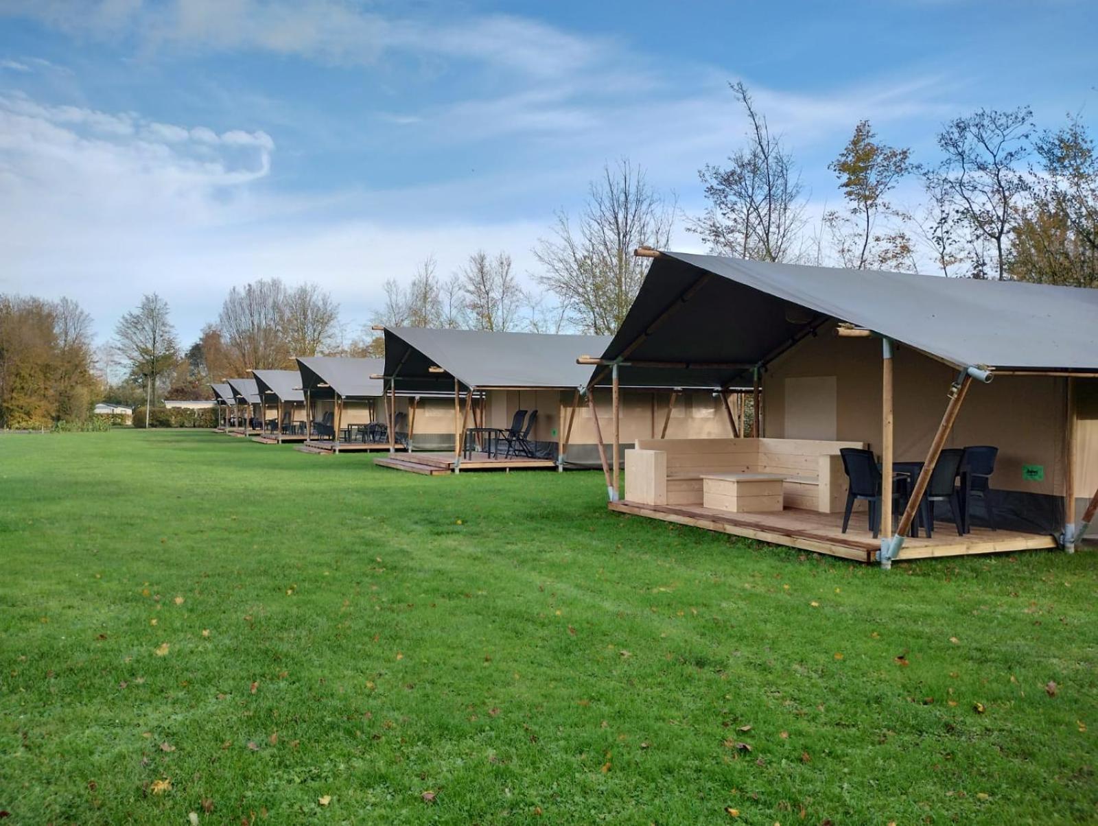 Camping Alkenhaer Appelscha Trekkerstent Safaritent Εξωτερικό φωτογραφία